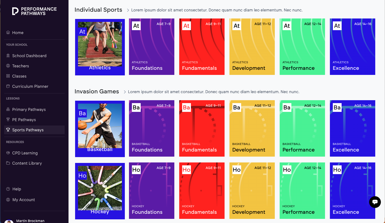 Sports Pathways screenshot